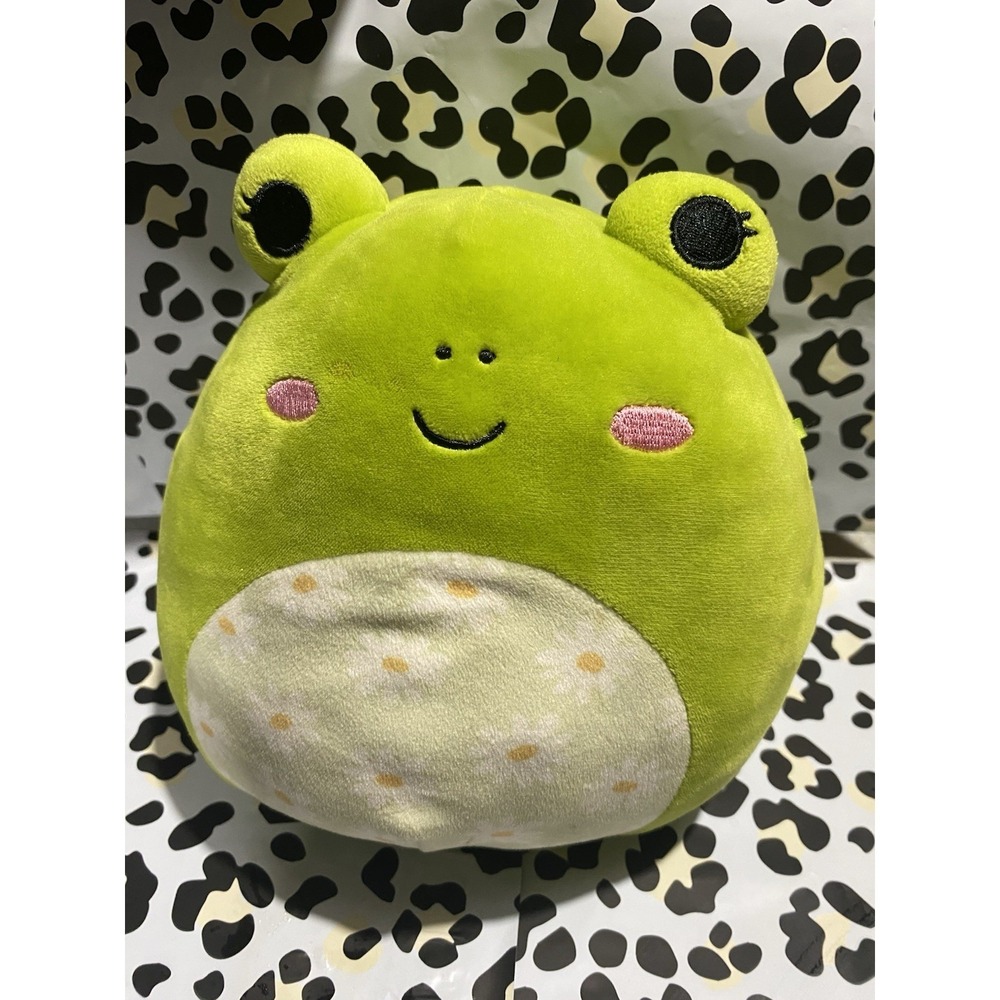 Smashmallow Wendy the frog daisy Flower Belly Plush Toy Stuffed Animal kellytoy